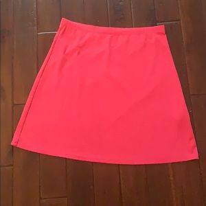 Athleta Pink A-line polyamide & spandex skirt Sz S